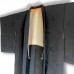 HAORI FORMEL DOUBLÉ SOIE NOIRE À KAMON 007-177 (L)
